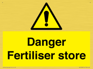 Danger Fertiliser store